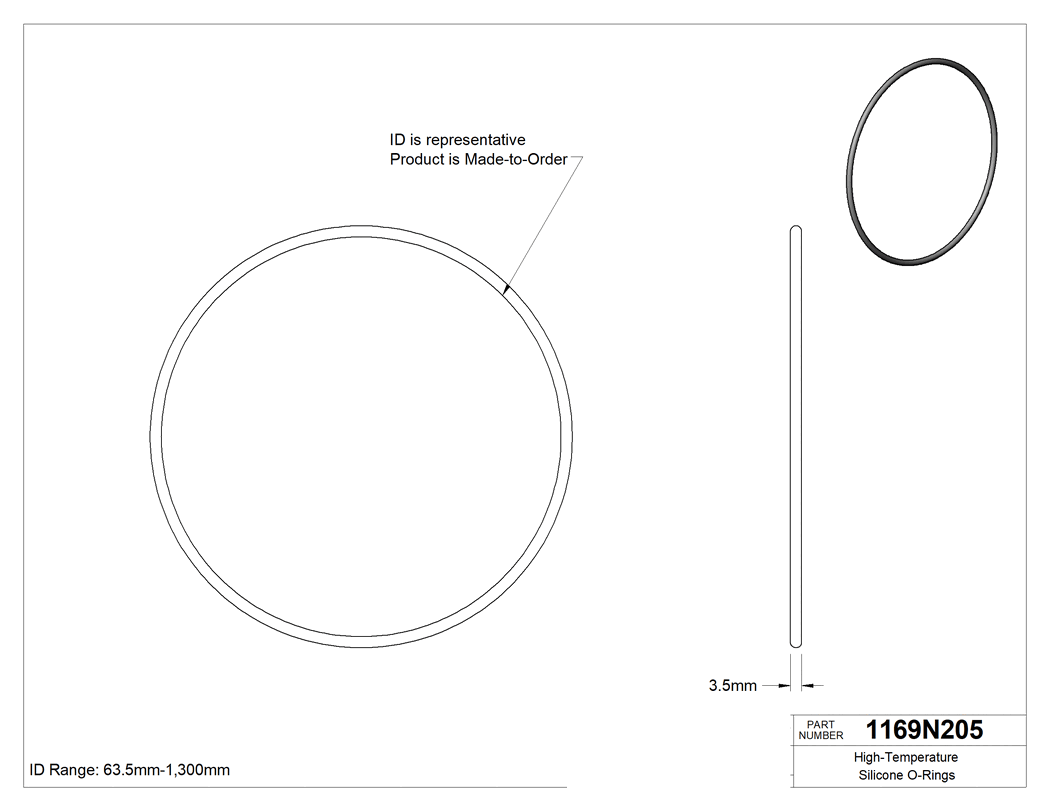 Technical drawing - 1169N205